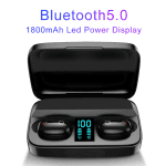 Écouteurs sans fil TWS.A10S Bluetooth 5.0 avec boîtier de charge LED
