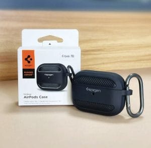 Coque de protection Spigen Rugged Armor pour boîtier AirPods Pro