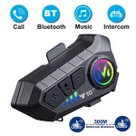 Intercom Moto Bluetooth V10 2X double casque étanche IP65