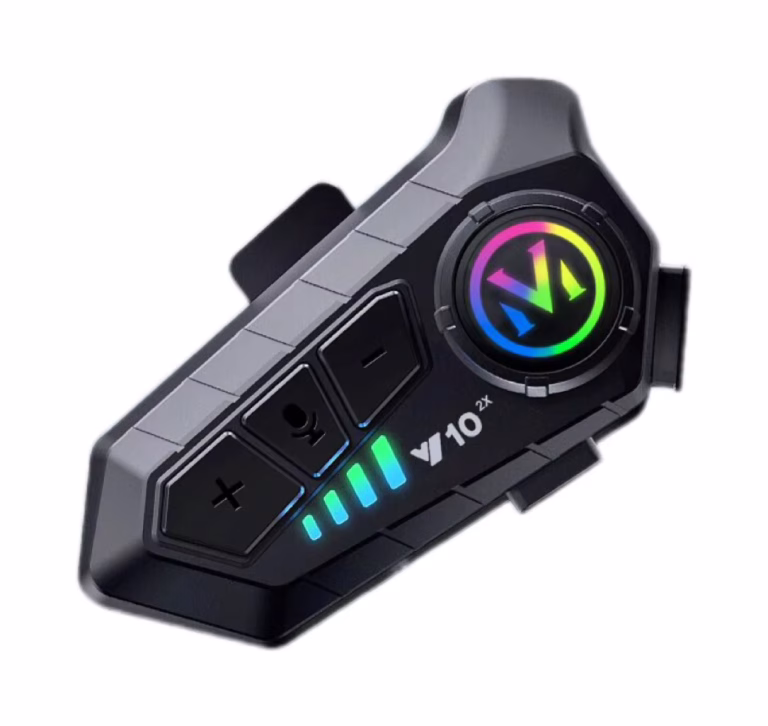 Intercom Moto Bluetooth V10 2X – Kit Double Casque IP65