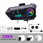 Intercom Moto Bluetooth V10 2X double casque étanche IP65
