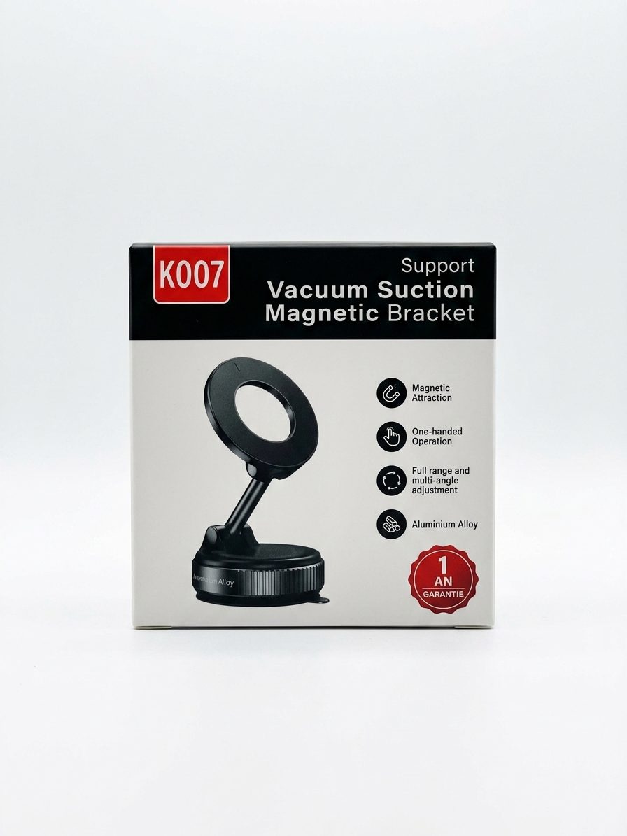 Support Magnétique à Ventouse pour Téléphone Voiture - K007 Support Magnétique à Ventouse pour Téléphone Voiture - K007