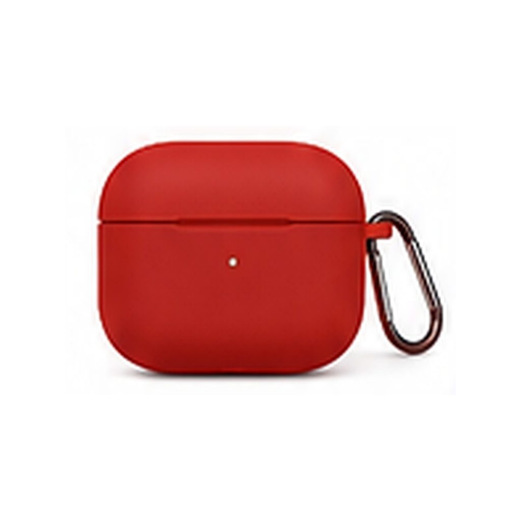 Pochette de protection rouge en silicone pour AirPods Pro 2