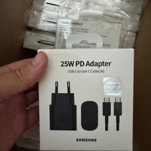 Chargeur Samsung 25W PD Adapter avec câble USB-C noir