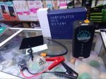 Booster de batterie et compresseur d'air 2-en-1 avec pinces et accessoires
