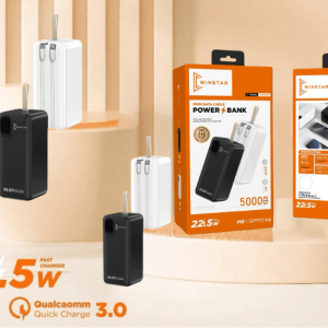 Power Bank Winstar WN-010 50000mAh avec câbles intégrés