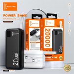 Power Bank Winstar MN-002 20000mAh avec câbles intégrés