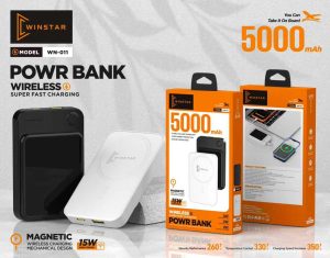 Power Bank Winstar WN-011 5000mAh Magnétique 15W