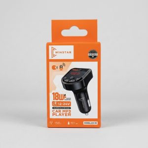 Transmetteur FM Bluetooth Winstar CM-05 avec chargeur 18W