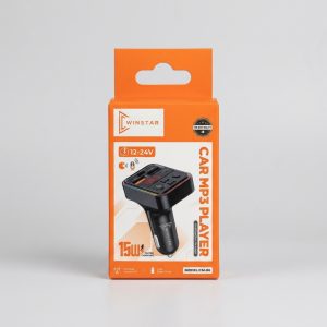Transmetteur FM Bluetooth Winstar CM-06 avec chargeur 15W