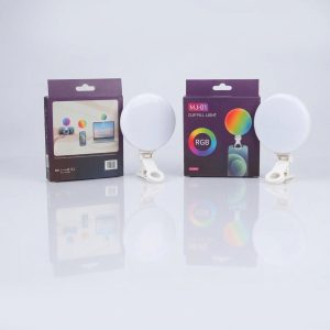 Lampe Selfie LED RGB MJ-01 avec Clip de Fixation
