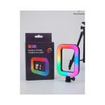Ring Light E-30 LED RGB avec trépied pour smartphone