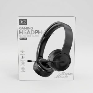 Casque Gaming MZ M-2208 Sans Fil Noir avec Microphone