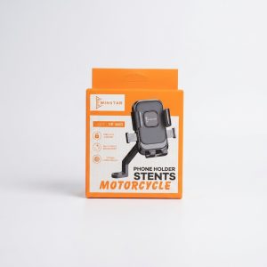 Support téléphone moto Winstar DE-W03 fixé sur rétroviseur