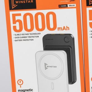 Batterie externe magnétique Winstar WN-011 5000mAh 15W
