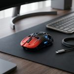 Souris Gaming Sans Fil K-Snake X10 Tri-Mode vue de dessus