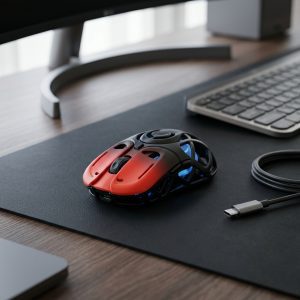 Souris Gaming Sans Fil K-Snake X10 Tri-Mode vue de dessus
