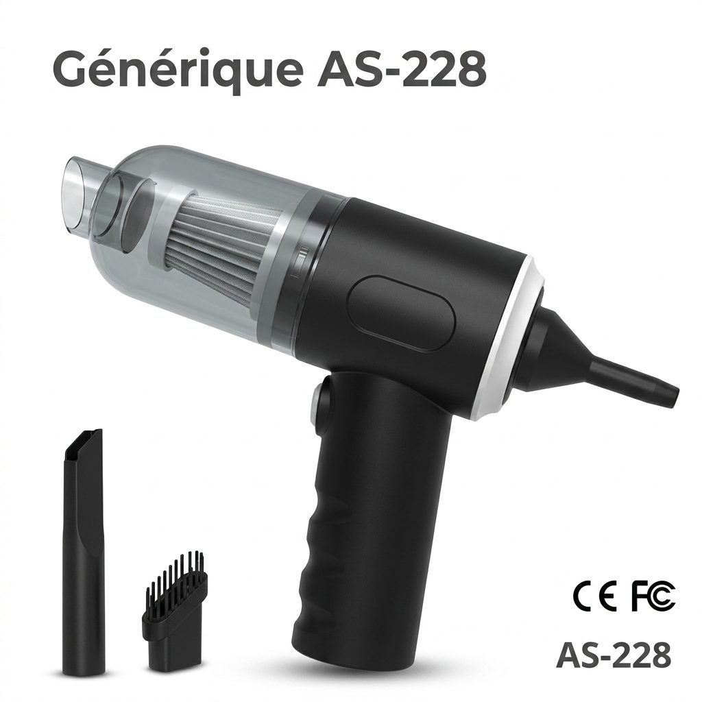 Mini Aspirateur Portable 3 en 1 sans fil AS-228