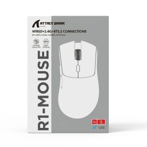 Souris Gaming Attack Shark R1 Tri-Mode Sans Fil