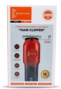 Tondeuse à cheveux et barbe Winstar WS-02 professionnelle