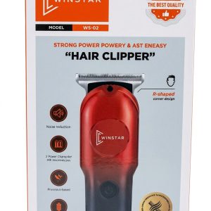 Tondeuse à cheveux et barbe Winstar WS-02 professionnelle