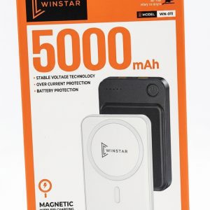 Batterie externe magnétique Winstar WN-011 5000mAh 15W