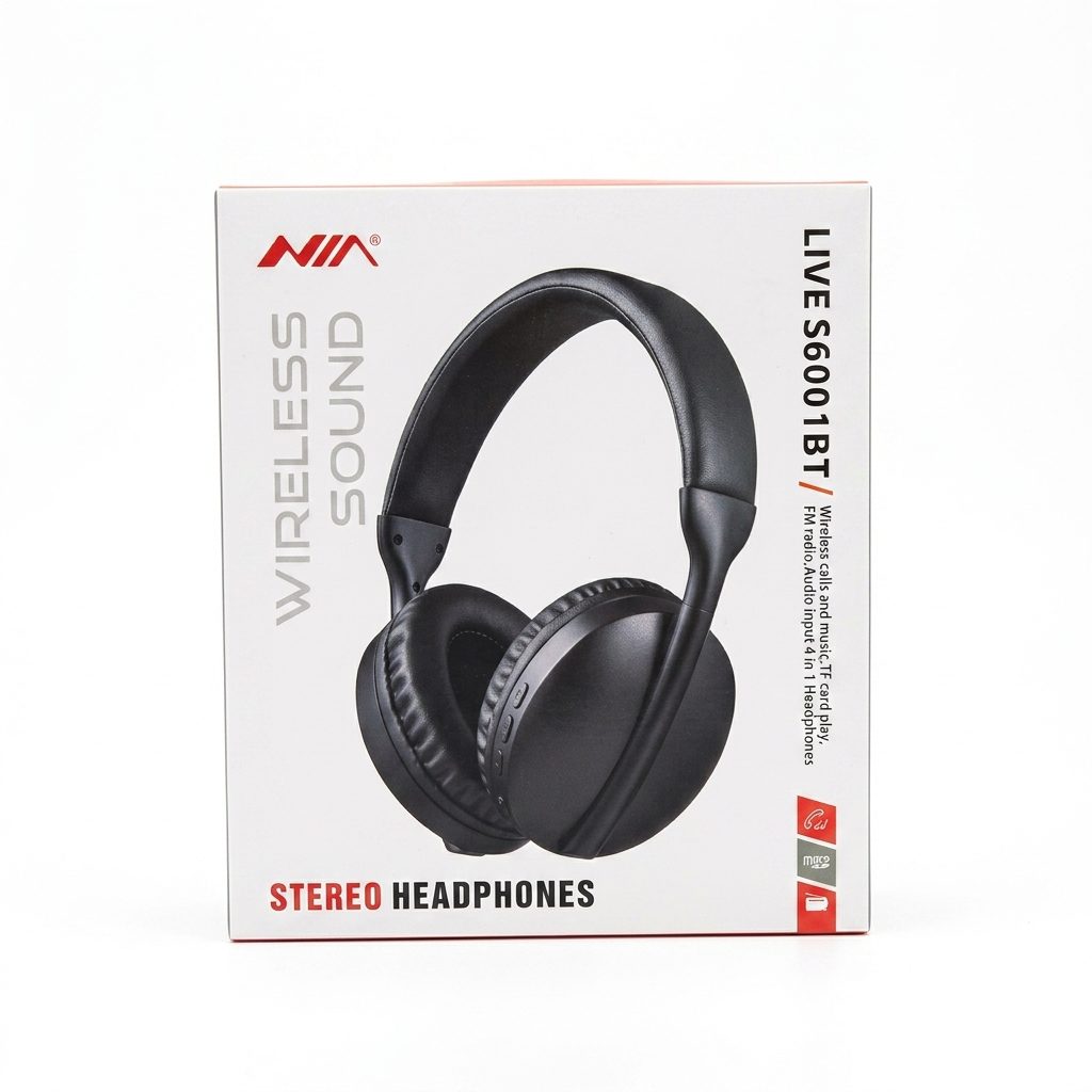 Casque Sans Fil NIA LIVE S600 1BT 4-en-1
