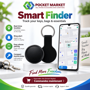Wireless Tag Dual - Tracker Bluetooth noir pour iPhone et Android