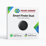 Wireless Tag Dual - Tracker Bluetooth noir pour iPhone et Android