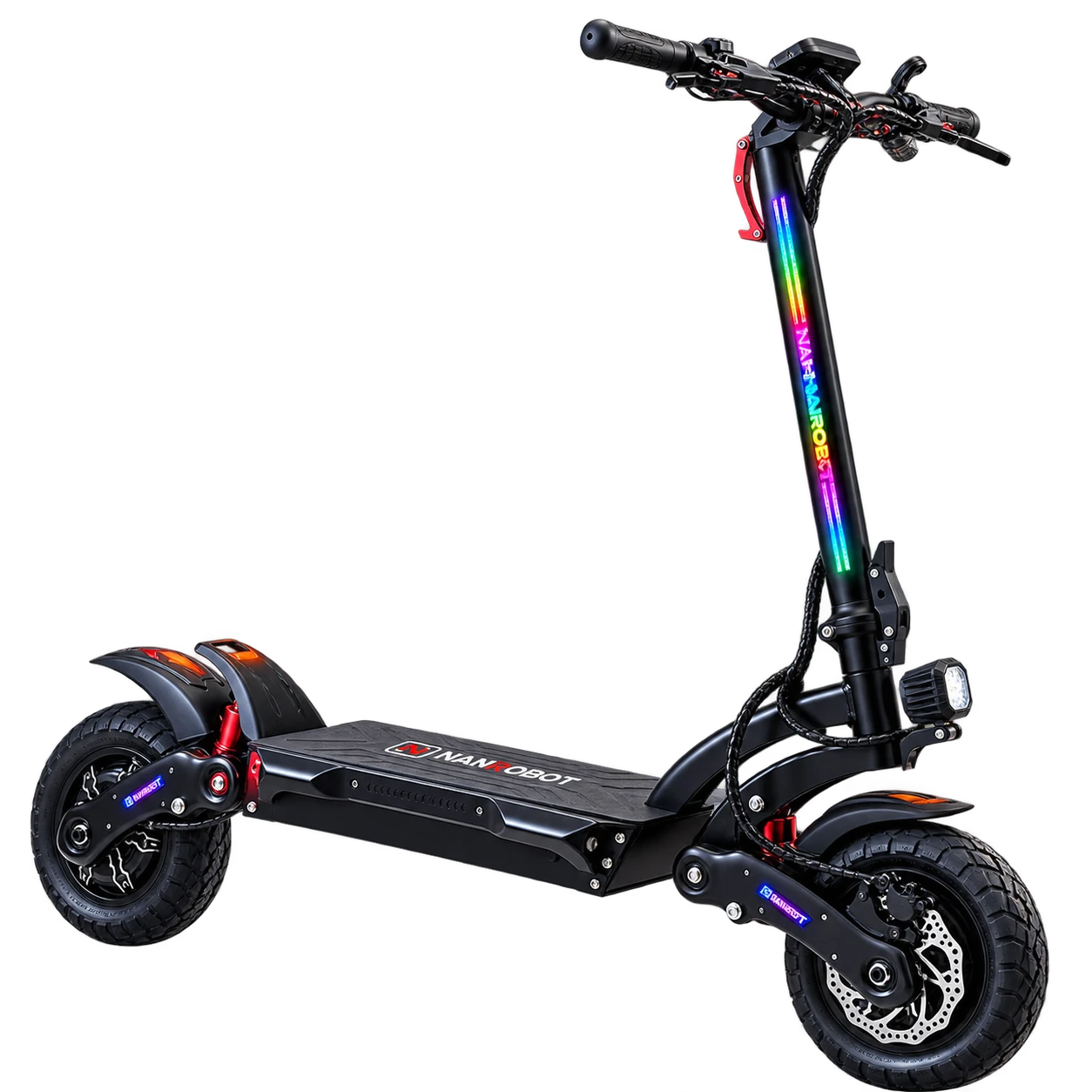 NANROBOT LS7 Space trottinette électrique vue studio principale NANROBOT LS7 Space 48V 18Ah Double Moteur trottinette électrique