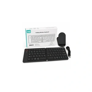 Clavier Bluetooth pliable B023 format de poche ouvert et plié