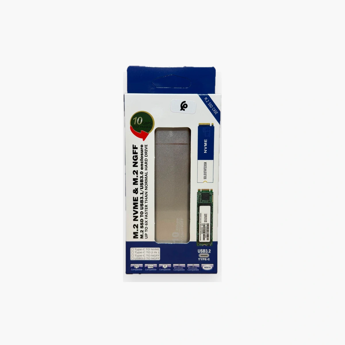 BOITIER M2 SSD CASE Boîtier M2 SSD Case M2-SSD-BLEAU Maroc