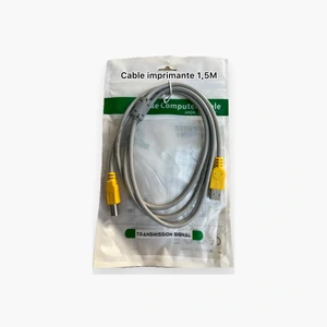 Câble USB imprimante et scanner 1,5m avec ferrite