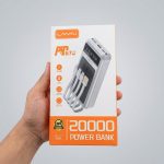 Power Bank Lantu PD13 20000mAh avec câbles intégrés
