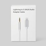 Câble Adaptateur Audio Lightning vers Jack 3.5mm Blanc