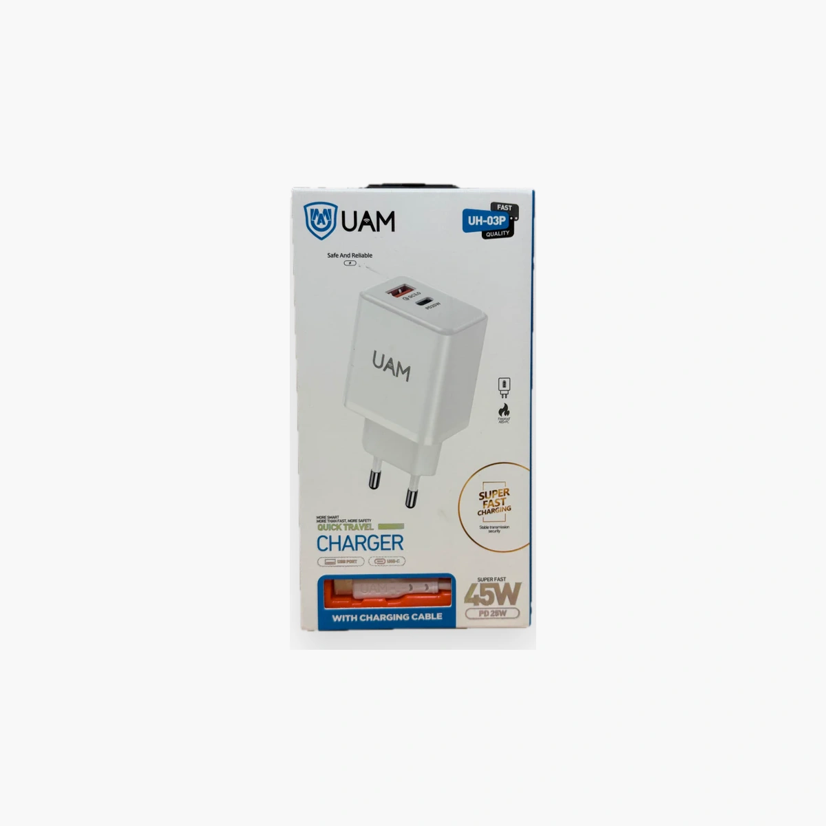 CHARGER 45W UAM UH-03P Chargeur 45W Uam UH-03P Maroc