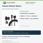 Chargeur Redmi Watch 3 câble USB magnétique 2 broches