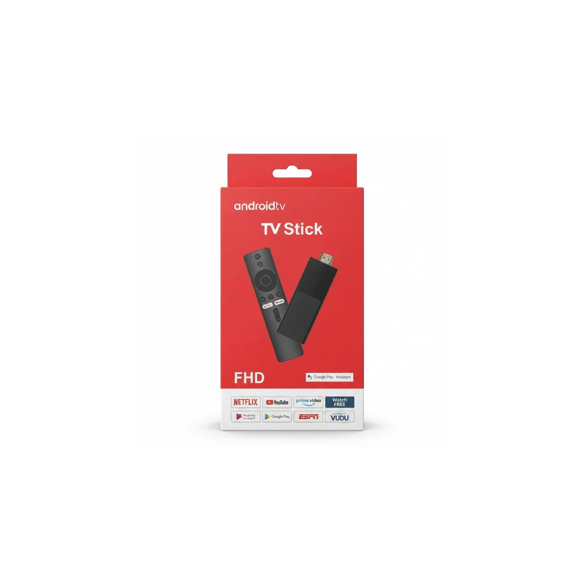 جهاز ANDROID TV STICK FHD - مشغل وسائط ذكي للتلفزيون مع جوجل بلاي ومساعد صوتي Accessoire streaming android tv stick fhd Maroc
