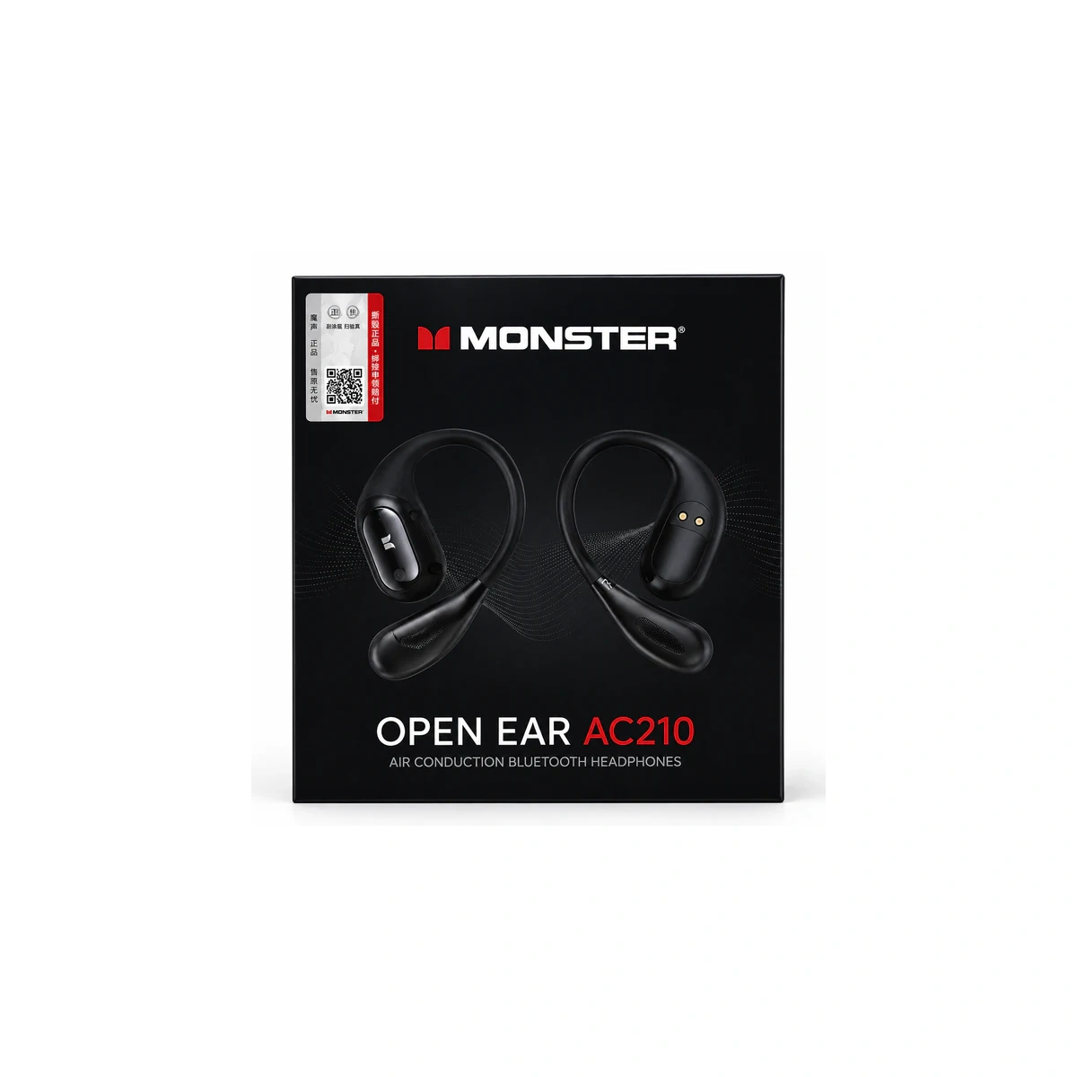 سماعات بلوتوث مونستر Open Ear AC210 - توصيل هوائي، مقاومة للماء IPX5 Écouteurs sans fil open ear AC210 ipx5 Maroc
