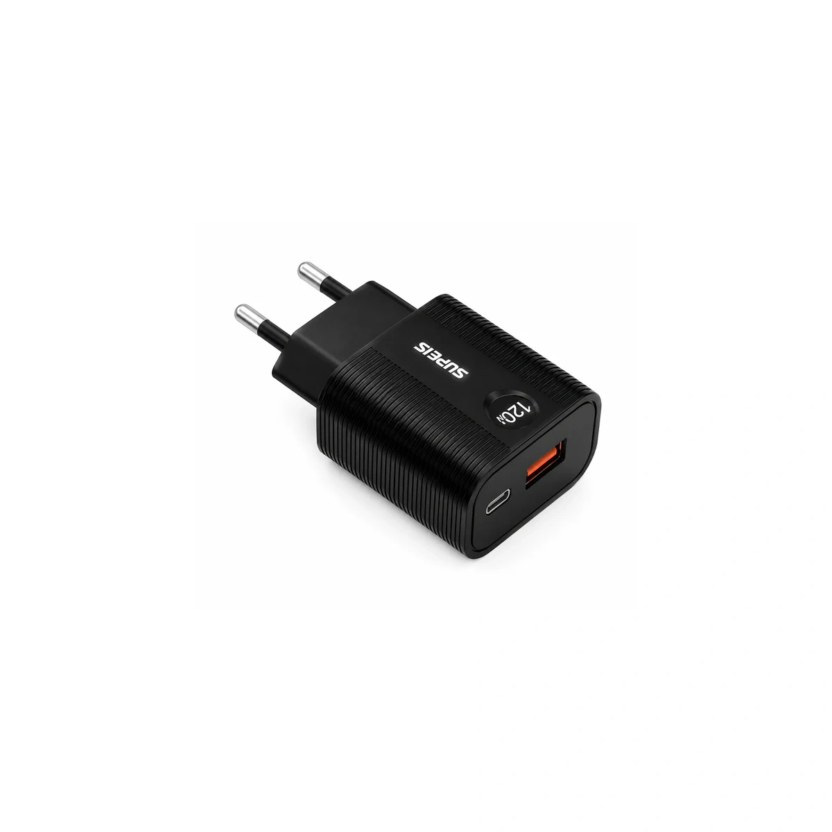 شاحن سريع Flair 120W LDO A14 USB-A + Type-C - محول طاقة شحن فائق Chargeur flair 120w ldo A14 USB a USB-C Maroc