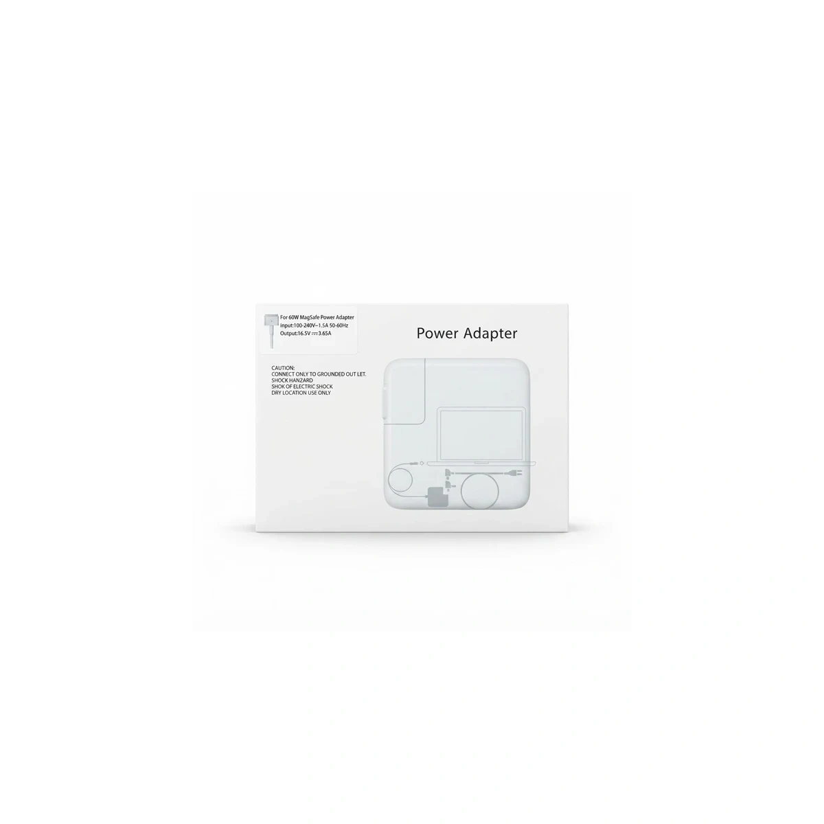 شاحن محول طاقة 60 واط T-Tip متوافق مع MacBook Pro/Air - بديل عالي الجودة Chargeur 60 t tip macbook pro air MAC-60W-T Maroc