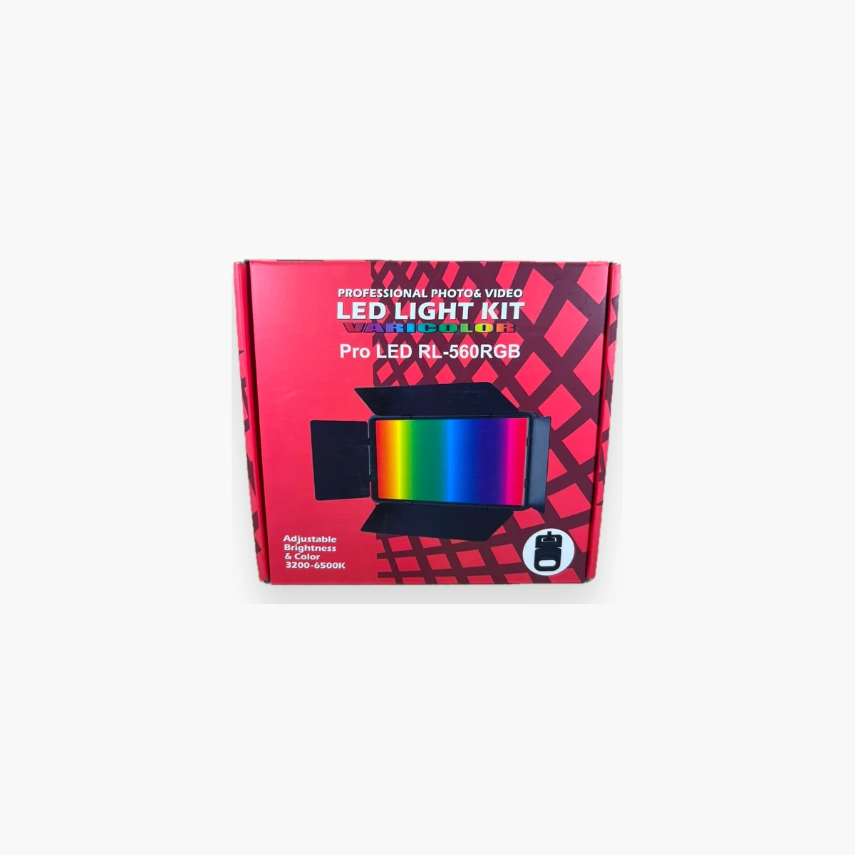 طقم إضاءة LED احترافي للتصوير الفوتوغرافي والفيديو Panneau LED RGB RL-560RGB pour photo et vidéo