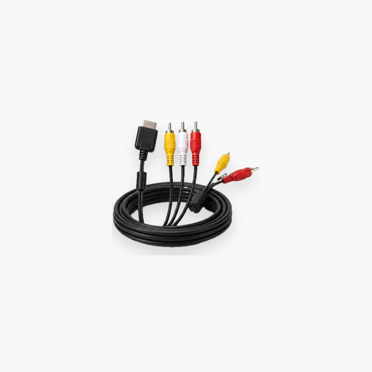 كابل AV SCNY 2 متر لجهاز PS2 - جودة صوت وفيديو عالية RCA لأجهزة الألعاب والتلفزيون Câble AV SCNY 2m RCA pour PS2 Maroc