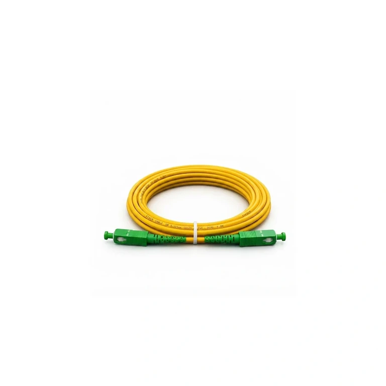 Jarretière fibre optique SC-APC 5 mètres – Câble monomode pour raccordement intérieur
