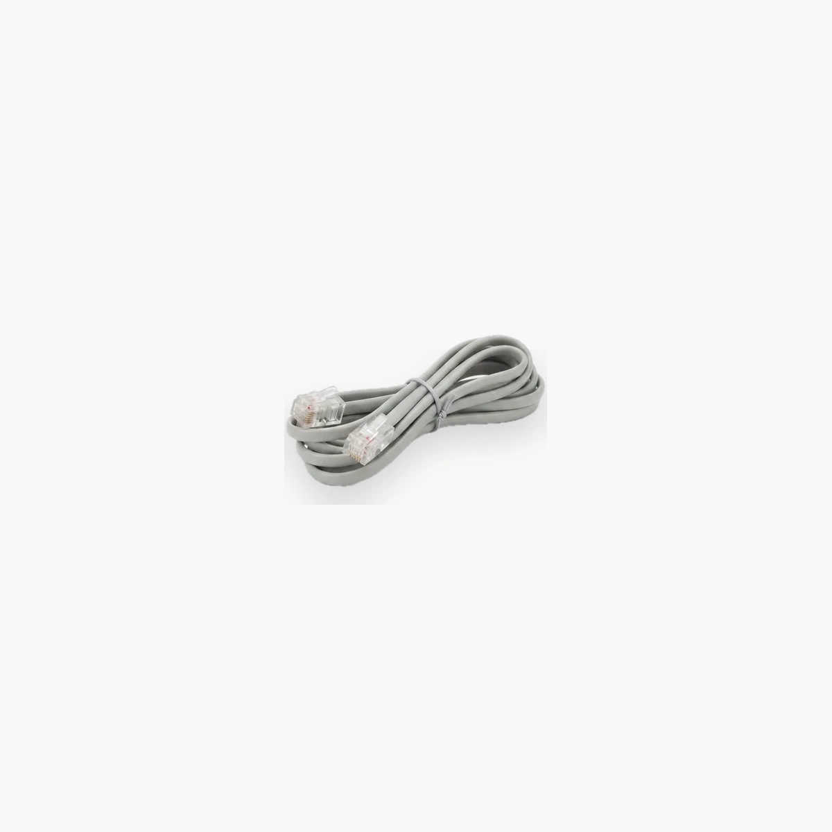 كابل هاتف RJ11 بطول 1.5 متر رمادي - اتصال موثوق للهاتف الثابت و ADSL Câble téléphonique RJ11 1,5 mètre gris avec connecteurs mâles
