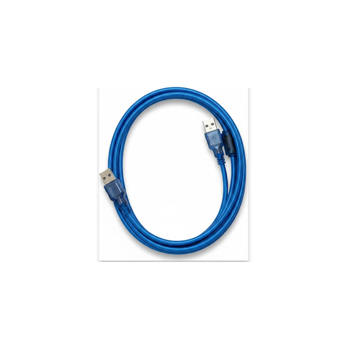 كابل USB 2.0 عالي السرعة بطول 1.5 متر باللون الأزرق لنقل سريع Câble USB 2.0 1.5 m bleu Maroc
