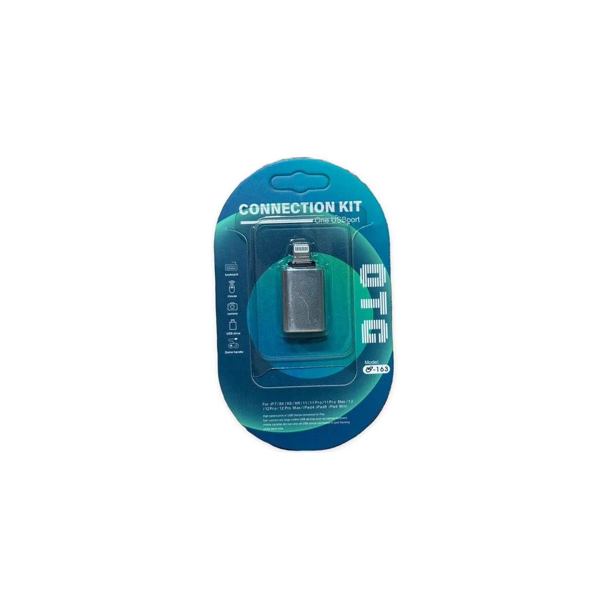 محول OTG JH163 لايتنينج إلى USB للآيفون/الآيباد - اتصال سهل Clé USB OTG JH163 USB Maroc