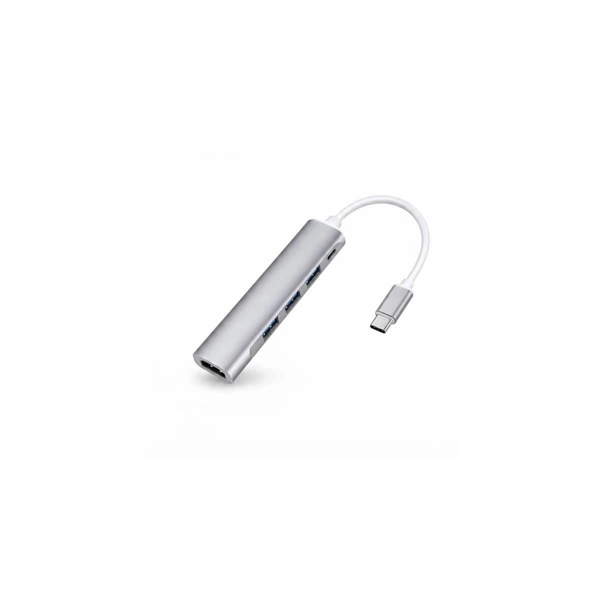 موزع USB-C 4 في 1: 3x USB 3.0 + HDMI + USB-C PD - محول متعدد المنافذ من النوع C للكمبيوتر/الماك/الهاتف الذكي Hub USB-C avec HDMI et 3 ports USB-A