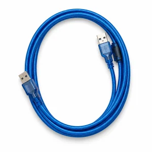 Câble USB 2.0 1.5 m bleu