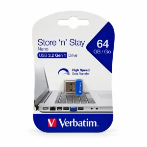 Clé USB Verbatim Store N Stay Nano USB 3.2 Gen 1 64 GB Mini